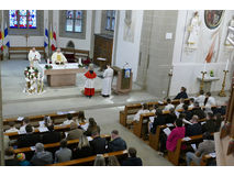 Feier der 1. Heiligen Kommunion in Sankt Crescentius (Foto: Karl-Franz Thiede)